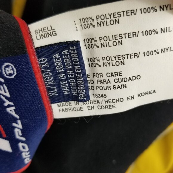 Vintage Pro Player Reversible Black Pittsburgh Penguins Jacket XL 90s Streetwear - Picture 7 of 16